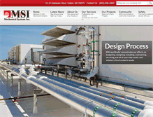 Tablet Screenshot of msimechanical.com